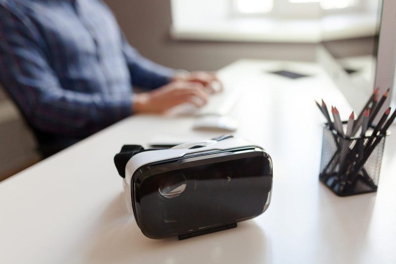 Creative immersive vr in office